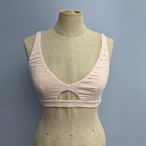 Soma Tale Tell Bralette Women S‎ Pale Pink Lounging Sporty Bra Wearable Comfy